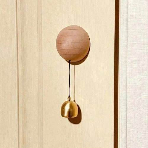 【Must-Haves】Vintage Wooden Doorbell, Retro Wind Chime,
