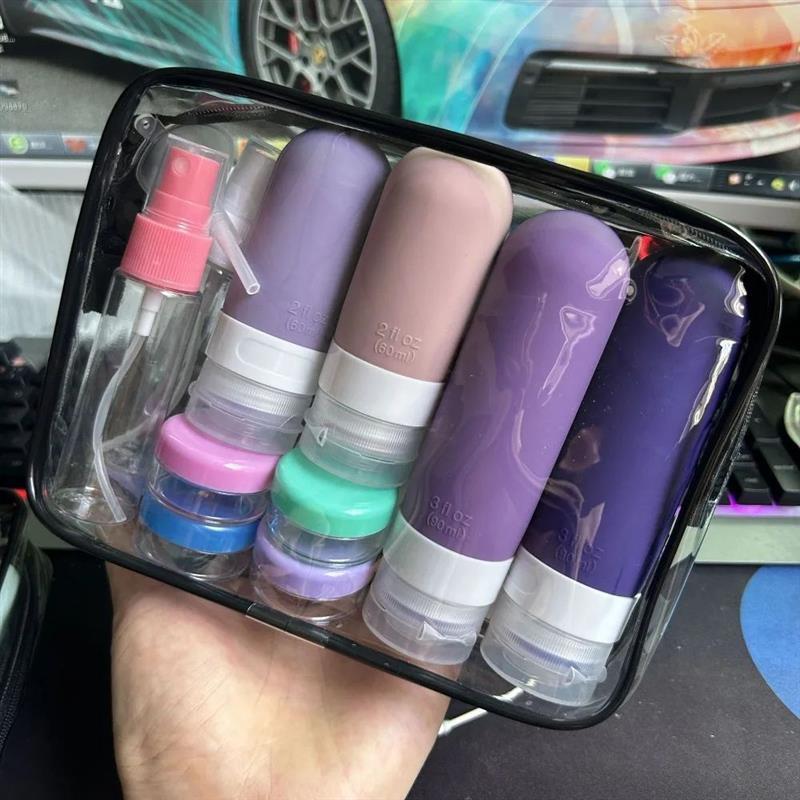 17/4Pcs Travel Bottle Set Leak-Proof Container Portable Refi