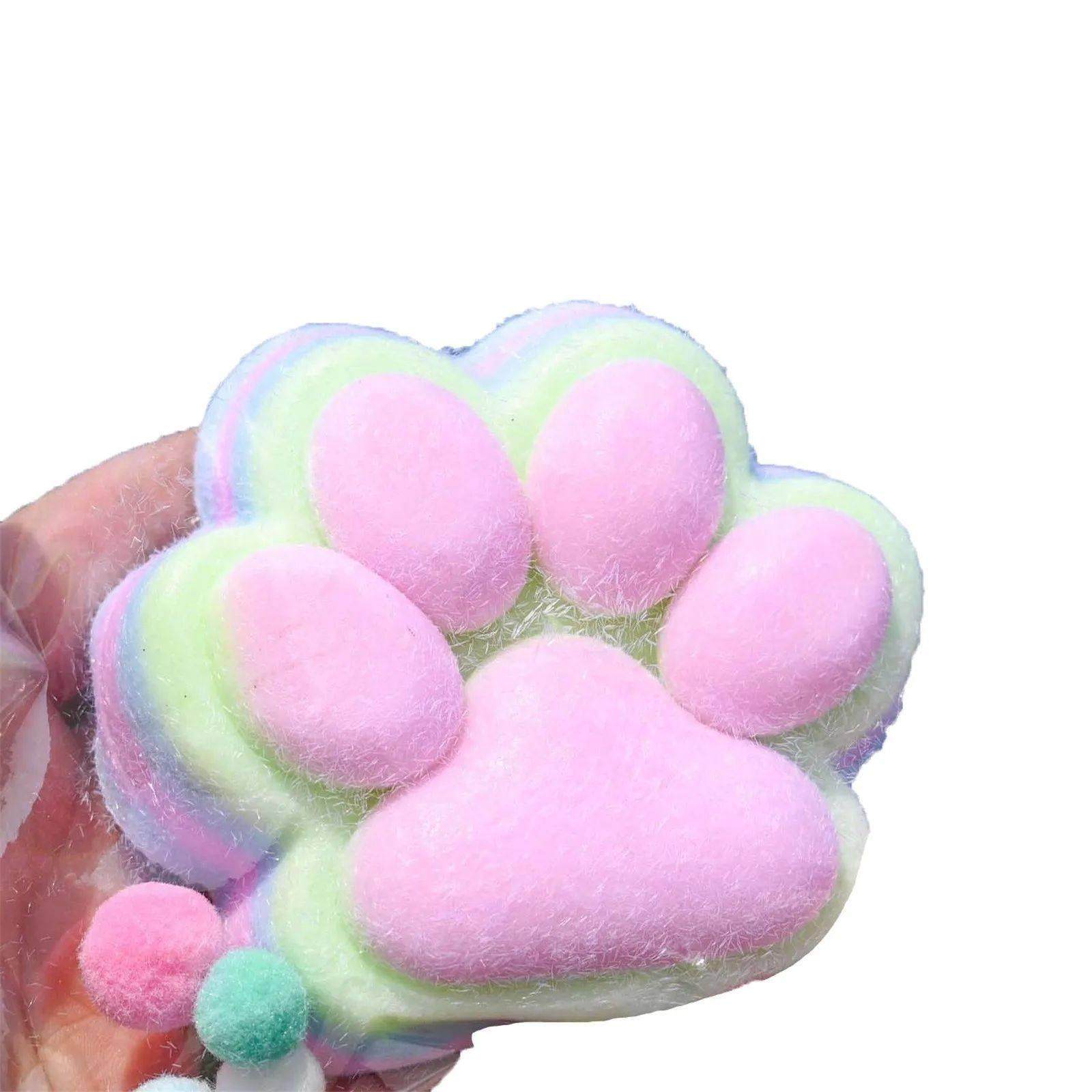 Taba Squishy Large Squeeze Cat Paw Decompression Toys Sticky