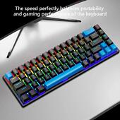 Keys Wired Computer Keyboard Mechanical Gaming