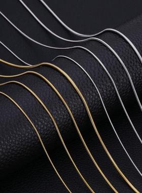 Stainless Steel Snake Chain Necklace Chains for DIY for Wome