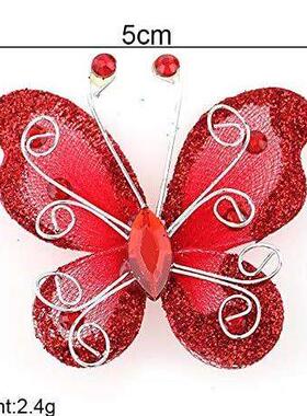 Simulation Butterfly 3D Stereo Wire Mesh Butterfly Decoratio