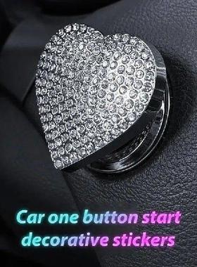 Engine Start Stop Button Decal Rhinestone Engine Start Stop