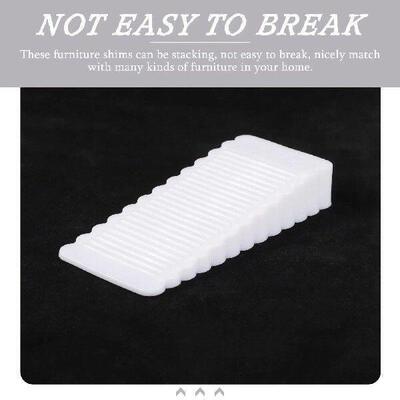 4 Pcs Bed Level Wedge Furniture Shims Door Wedges Rubber