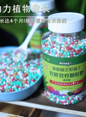 园艺绿萝控释肥花卉绿植通用营养缓释肥多肉颗粒氮磷钾防虫复合肥