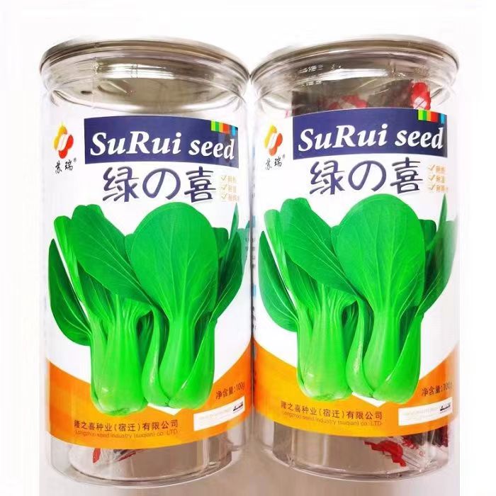 苏瑞绿喜 绿美人青梗菜种子 耐热青菜种籽耐湿耐雨小油菜种子