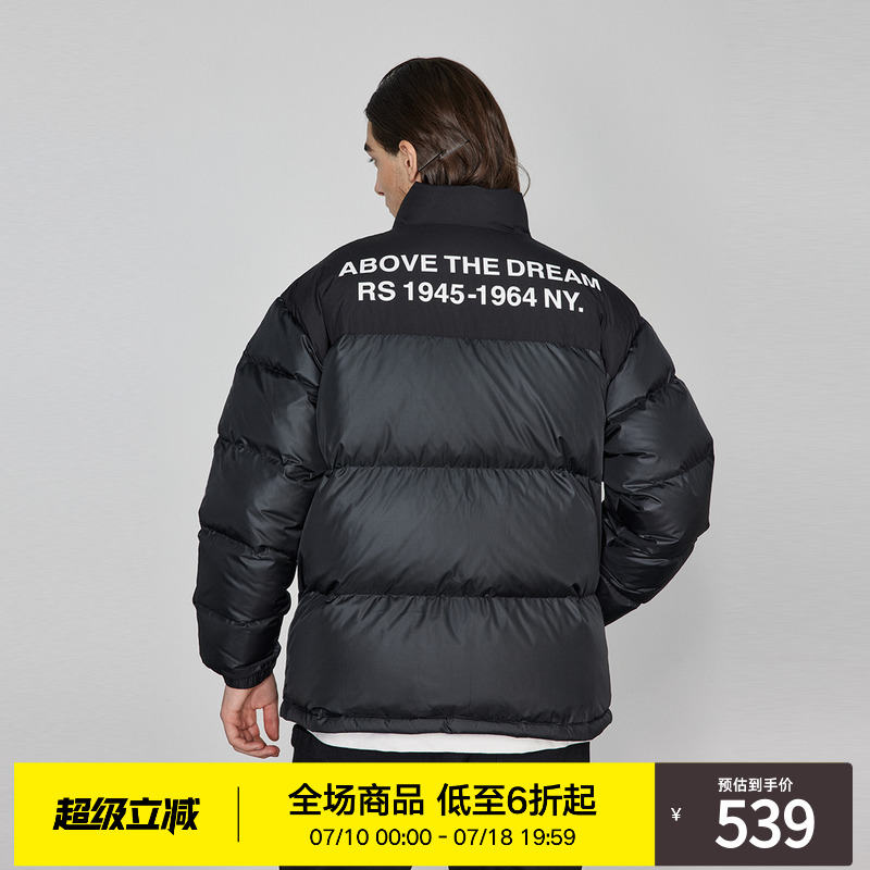 标语美式高街羽绒服RASS