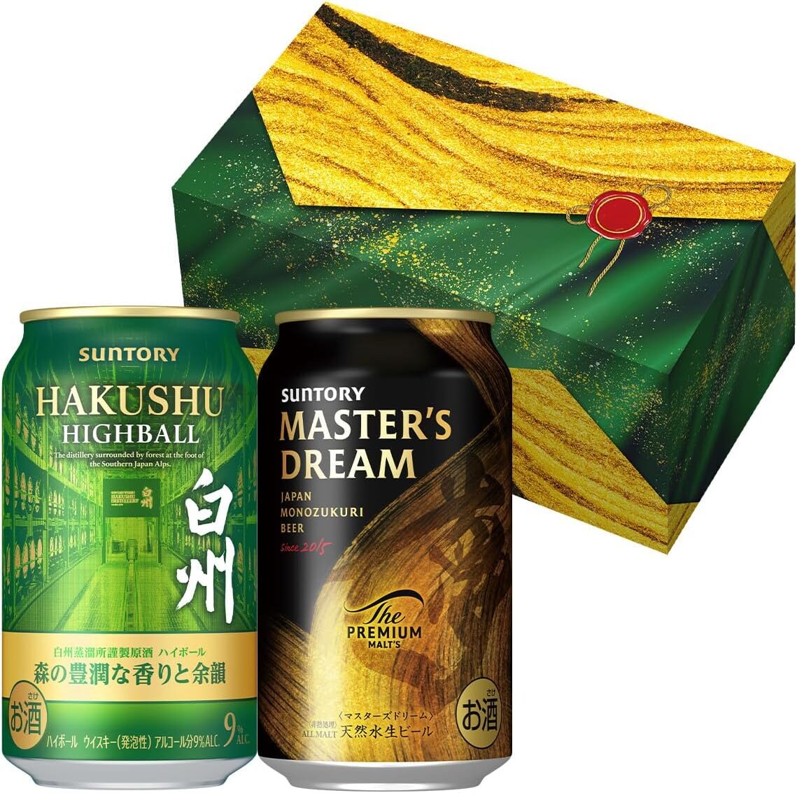 日本直邮适用三得利白州啤酒礼盒装7瓶装啤酒日本发货