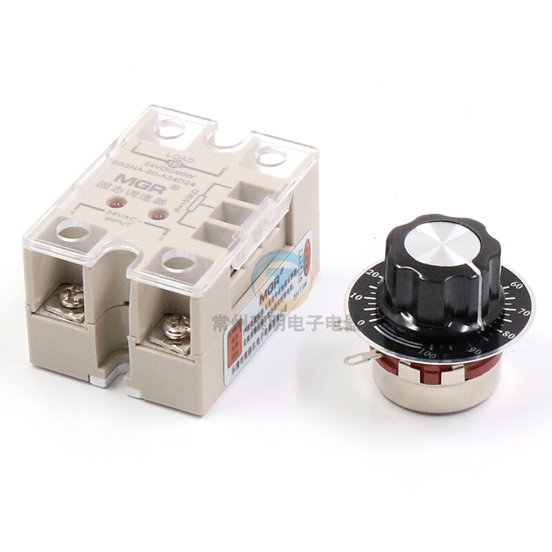 24V固态小直流电机调速器60W热收缩包装机SG3NA-60-A24D24单相体