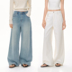 CLIMAX 长裤 VISION浅色复古做旧水洗中腰廓形直筒休闲牛仔裤 女款