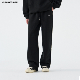 VISION爱心绣标休闲直筒卫裤 CLIMAX 男宽松运动长裤 爱心系列