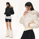 CLIMAX VISION小蛮腰/可拆卸毛领连帽短款收腰保暖羽绒服外套女冬