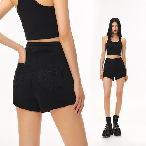 CLIMAXVISION高腰基础弹力短裤