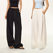 女款 CLIMAX VISION轻薄舒爽弹力垂坠感慵懒度假风廓形直筒长裤