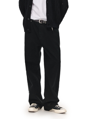 CLIMAX VISION经典基础纯色A字水洗直筒牛仔裤休闲长裤男