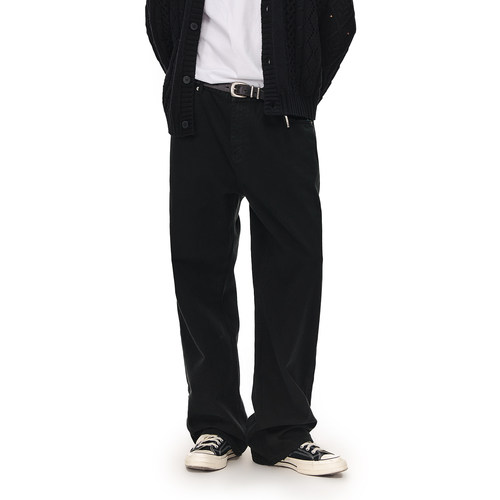 CLIMAX VISION经典基础纯色A字水洗直筒牛仔裤休闲长裤男