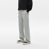 CLIMAX 潮牌 高街直筒裤 VISION侧缝分割微喇休闲长裤 男美式