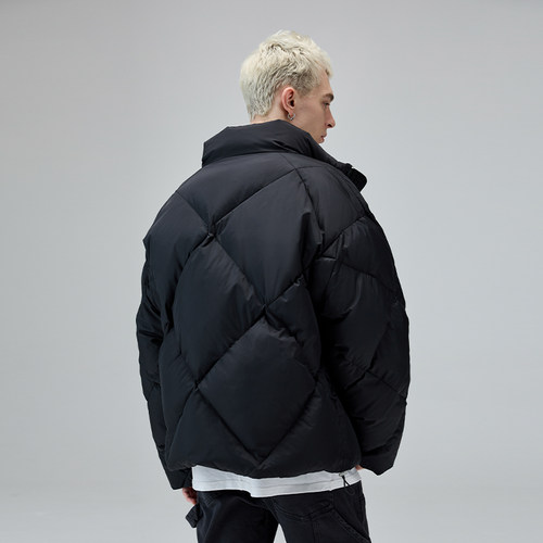 CLIMAXVISION菱形格羽绒服