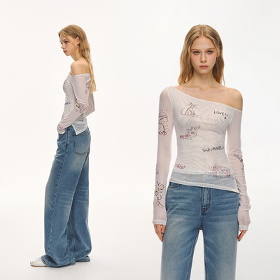 CLIMAXVISION轻薄透视长袖T恤