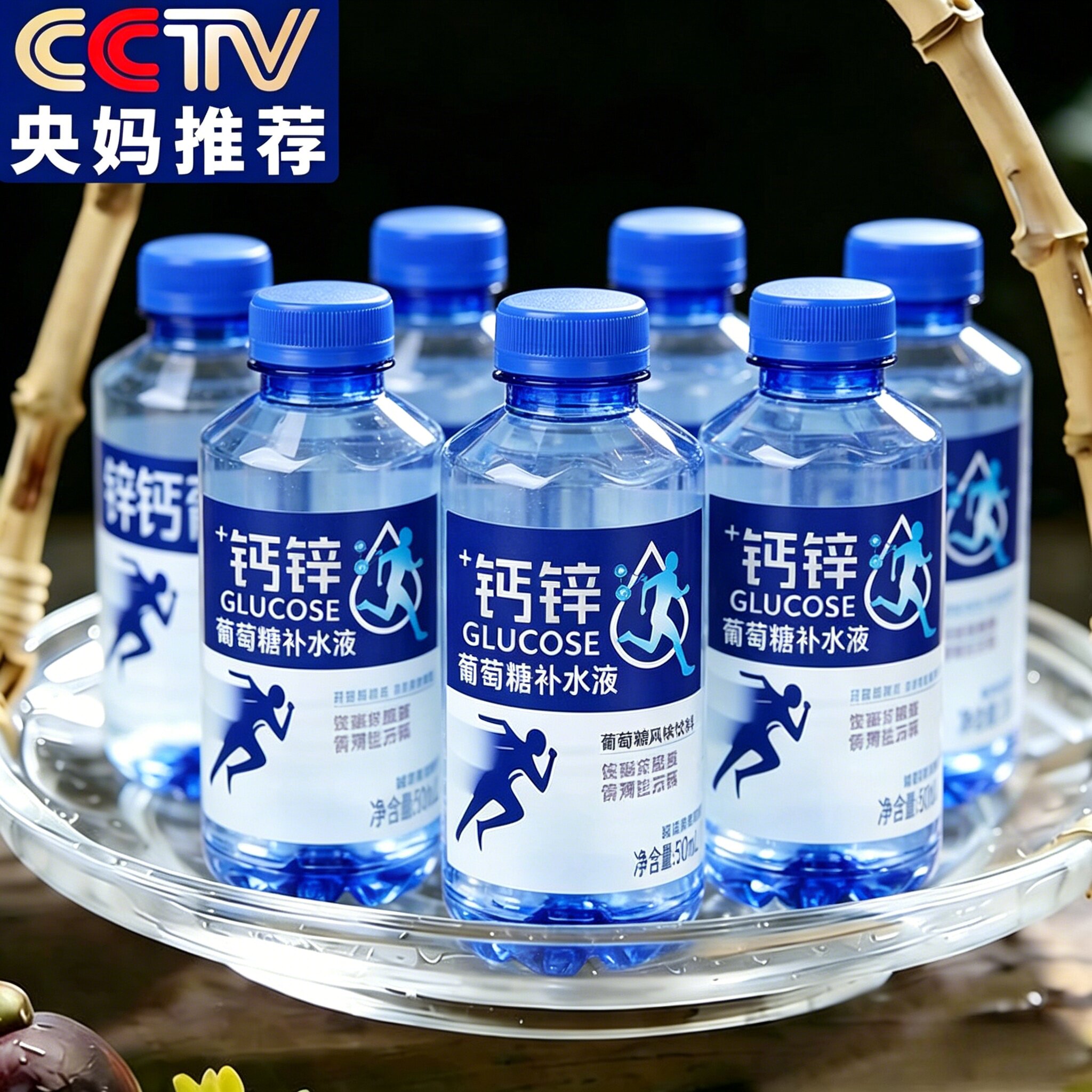 央妈推荐葡萄糖钙锌补水液官方旗舰店正品葡萄糖补水液儿童无添加