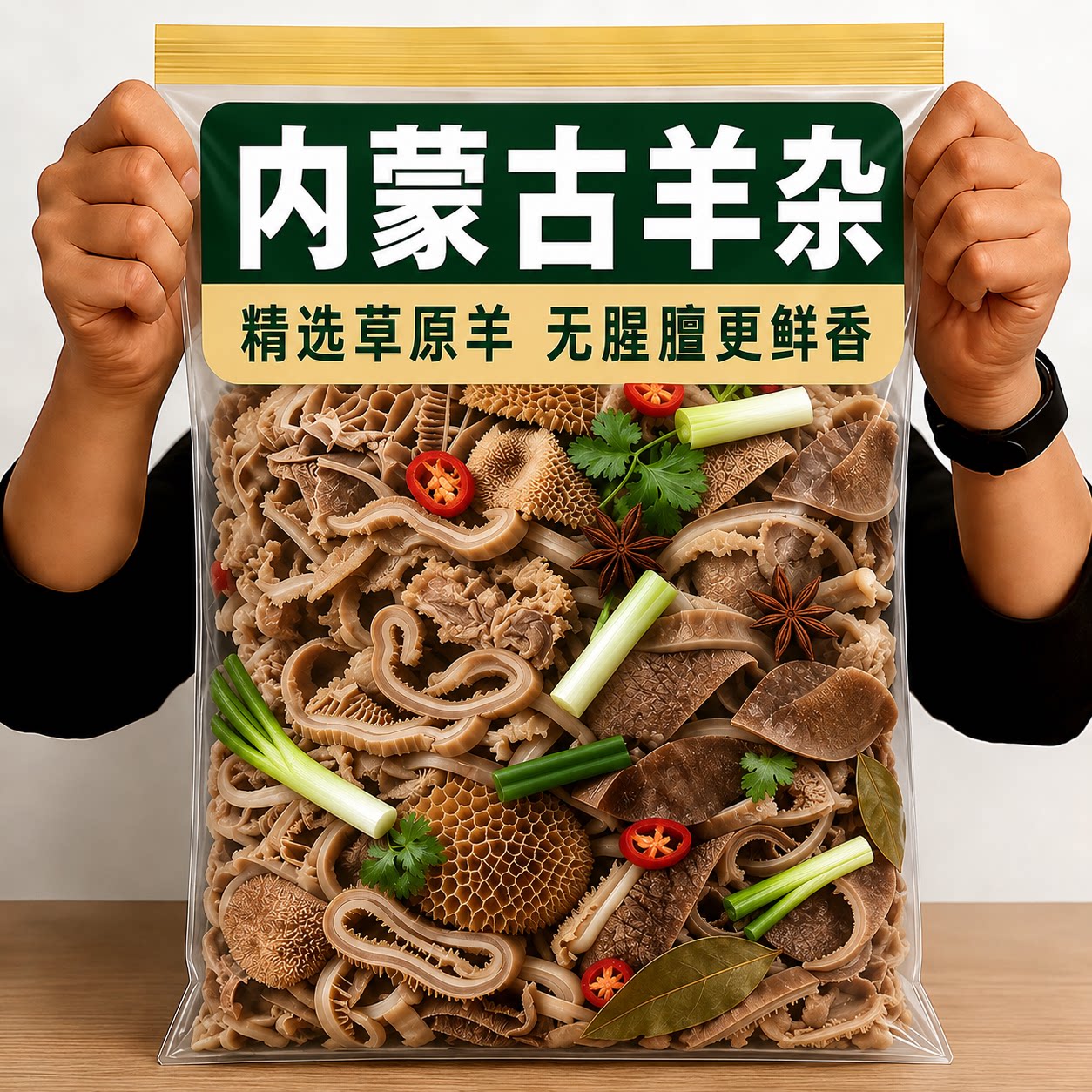 内蒙古羊杂官方旗舰店现做新鲜羊杂全套开袋加热即食半成品羊杂汤