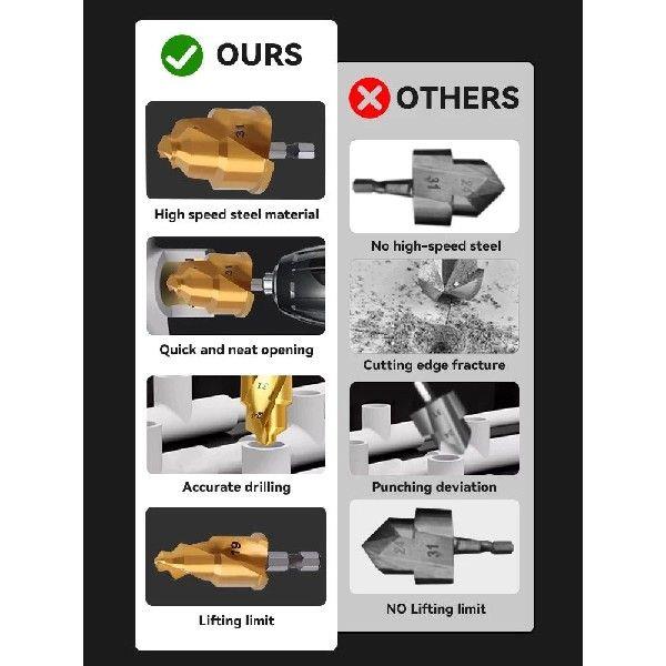 New hexagonal handle PPR lifting drill bit, water pipe