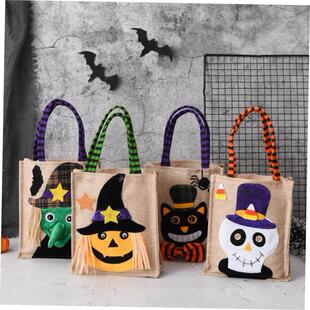 Non Gift woven Handbag Bag万圣节礼品袋 1pcs Candy Halloween