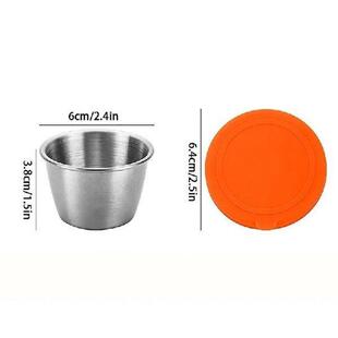 1pcs Salad Dressing Container To Go Reusable Stainless