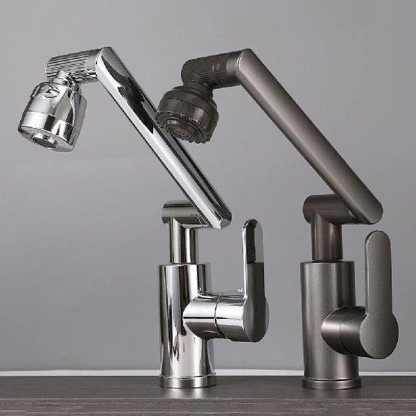 1080 Degree Swivel Faucet Rotating Faucet 2 Modes