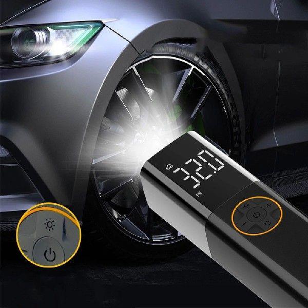 150PSI Portable Car Inflator Pump with LED Light Auto