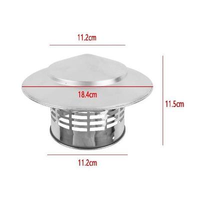 110mm 160mm Stainles Steel Chimney Cap Exterior Wall Fresh