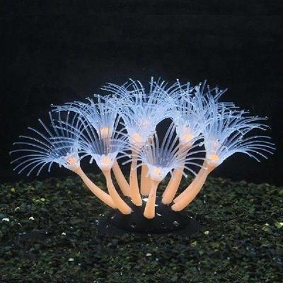 Realistic Coral Silicone Simulation Aquarium Ornaments