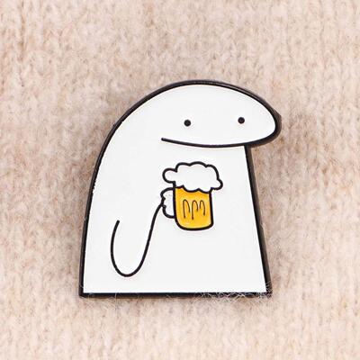 Funny Spanish Quotes Enamel Pin Cartoon Brooch Lapel P Badge