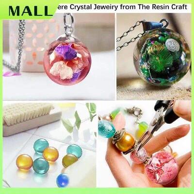 MALL 8Pcs Silicone Epoxy Resin Casting Art Molds Include