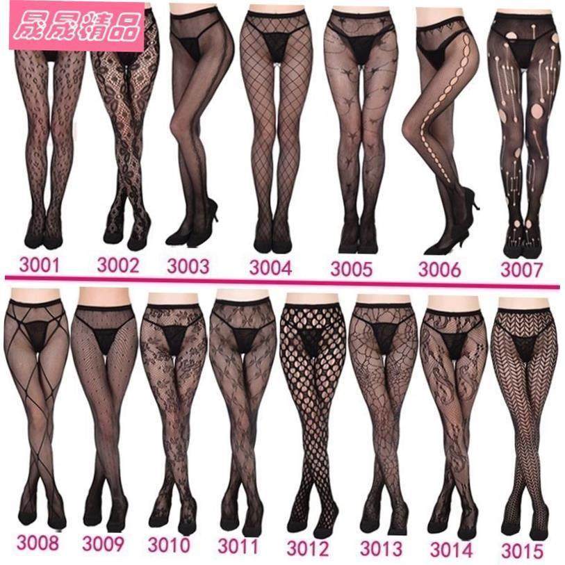 Transparent fishnet stockings pantyhose