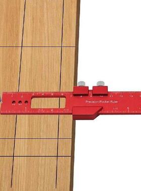 1pc Carpentry Woodworking Line Ruler itioning B
