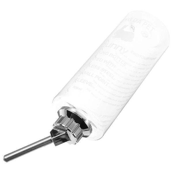 Rabbit Drinker 500ml Stainless Steel Pet Water Bottle for