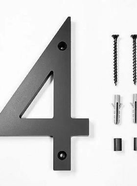 Address Big Modern Door Alphabet Floating House Number