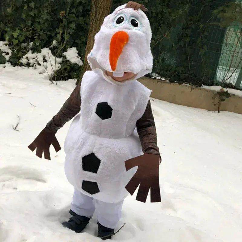 Santa Olaf Costume Kids Infant Cute Snowman Baby Boys Girls