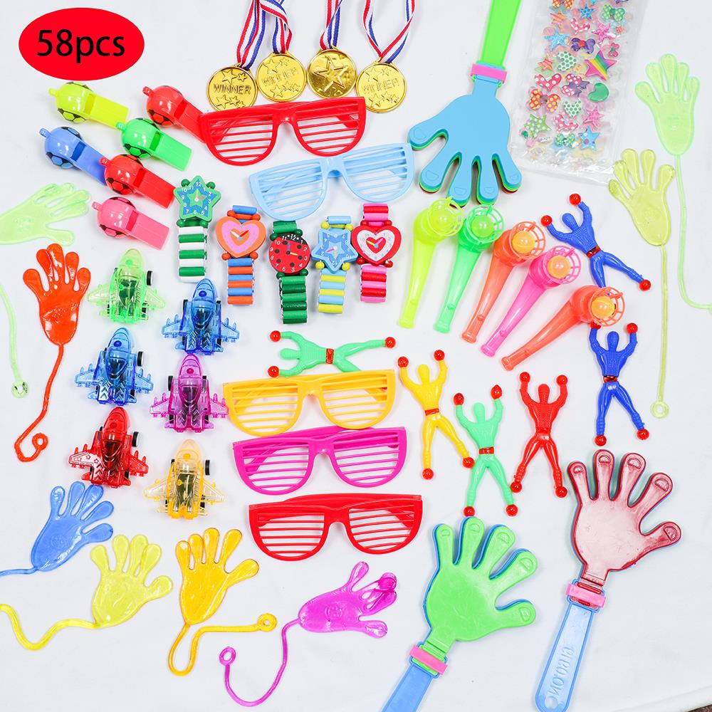 54/58Pcs Kids Birthday Party Favor Whistle Maze Toys for Pin
