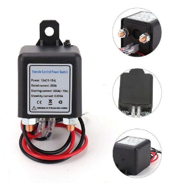 Universal Battery Switch 12V 200A Relay Integrated Remote