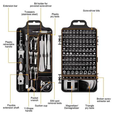 122 in 1 Screwdriver Set Precision Magnetic Screw Driver Bit