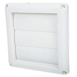 Plastic Exhaust Vent Louvered Cover Wall Air Dryer Outdoor