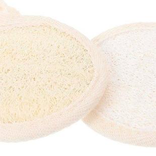 Loofah Bath Mitts 3pcs Facial Linen Soft Scrubber Cotton