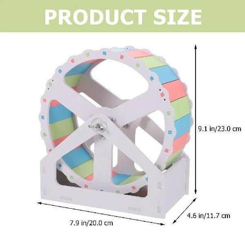 Hamster Running Wheel Chinchilla Silent Hedgehog Pet Rat