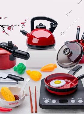 Kitchen Toys Set For Kids Girl Cooking Baby Cutting Fruit Co