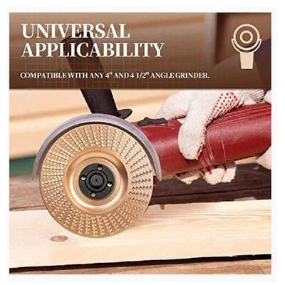 5PCS Wood Carving Disc Kit Universal Grinder Wrench Wood