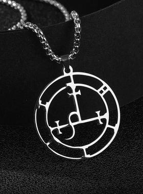 Stainless Steel Devil Seal Necklace Lilith Solomon