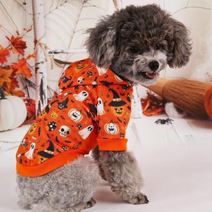 Decoration Pumpkin Wizard Dog Small Halloween Print Sweat