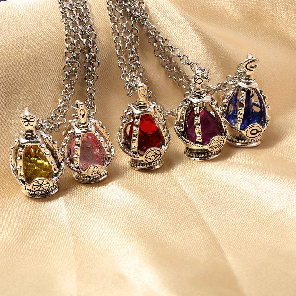 Anime Puella Magi Madoka Magica Soul Gem Necklace Crystal Pe